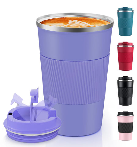 RNGODO coffee mug 12oz insulated body keeps beverages hot or cold for hours