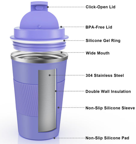 RNGODO one-hand drinking design for easy portability