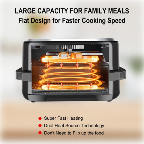 Roaaee 11x11 pizza pan fits a full 11-inch pizza.