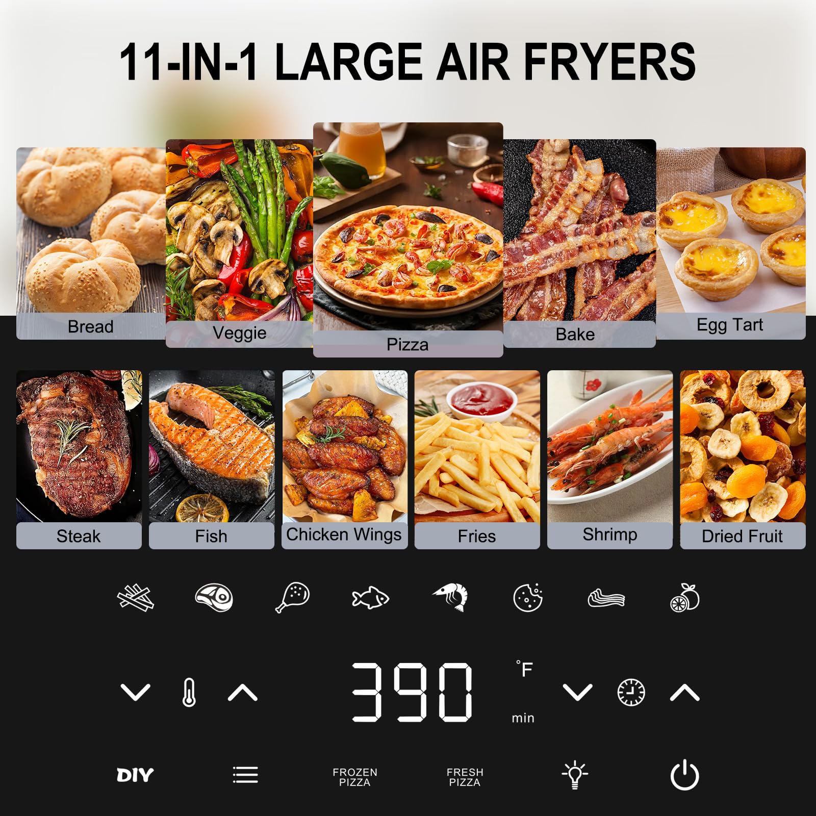 Roaaee 32-wings capacity ideal for batches and parties.