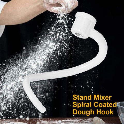 Roabertic dishwasher-safe dough hook simplifies cleanup after kneading