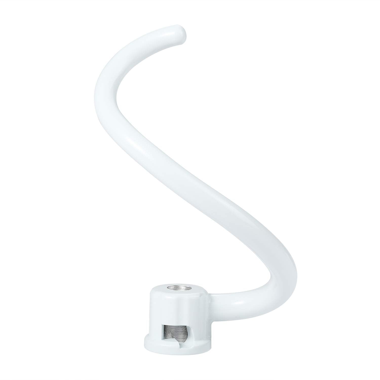 Roabertic spiral-coated dough hook for KitchenAid 6qt kneads evenly
