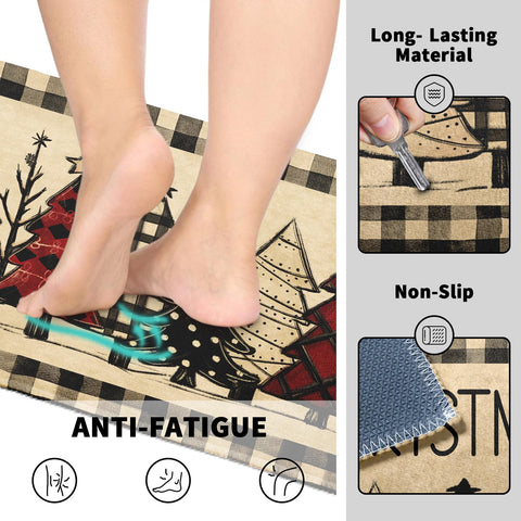 Robvobe non-slip backing detail reduces slipping on kitchen floors.