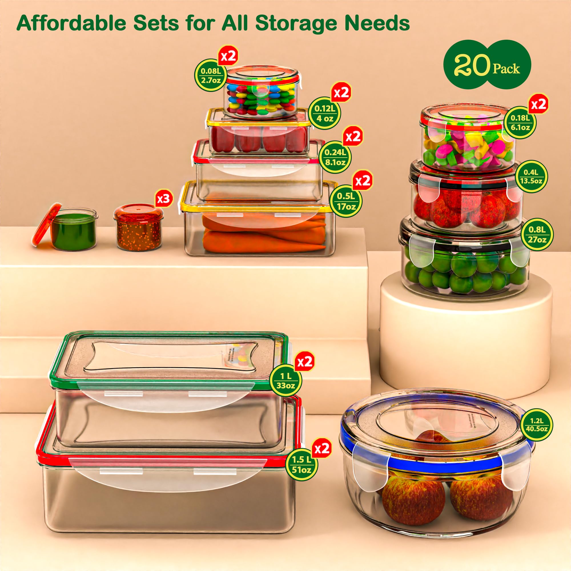 RockBerry airtight snap-lock lids demonstrating leak-proof design.