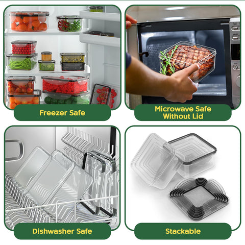 RockBerry microwave safe container for quick reheating without lid