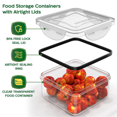 RockBerry stackable design saving pantry space in a kitchen