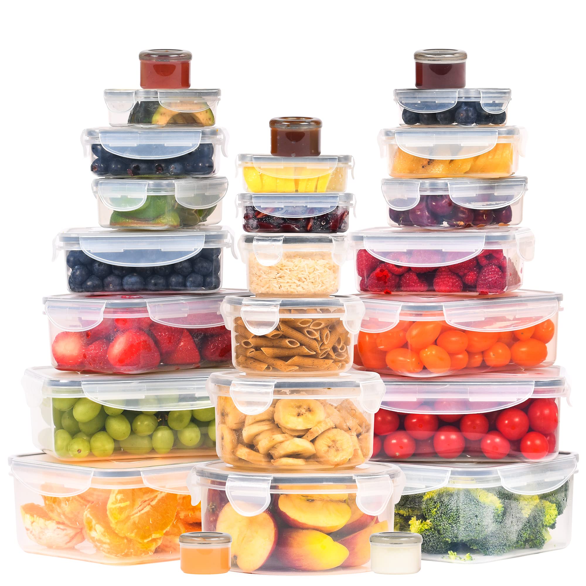 RockBerry varied oz sizes collection covers large and small portions.
