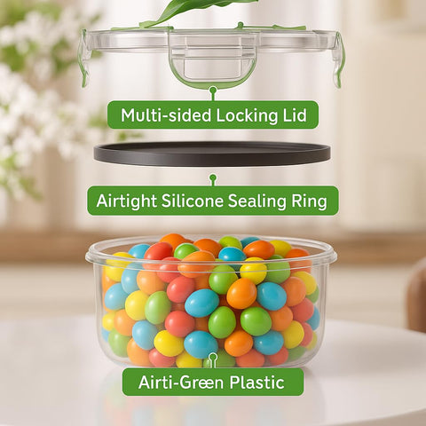 RockBerry variety pack with rectangular and square shapes for different foods.