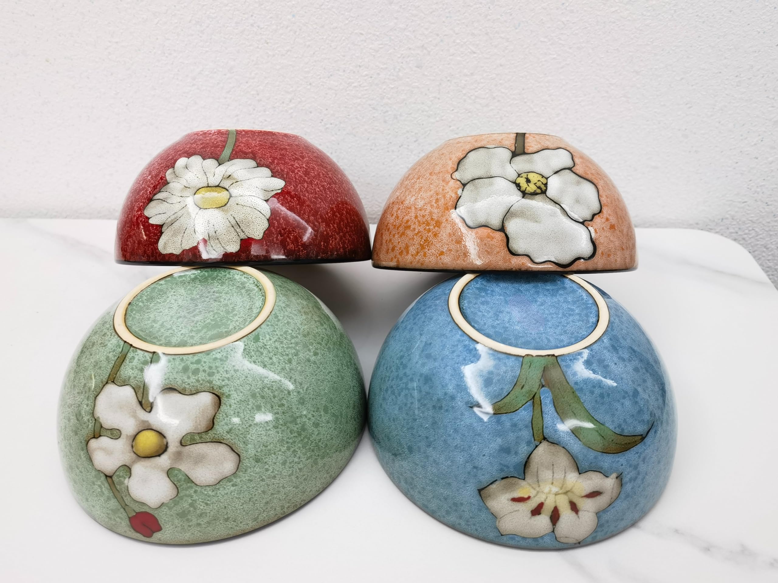 RockGoldBug bowls arranged for serving at dinner table