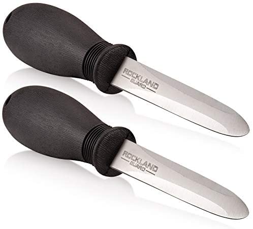 Rockland Guard oyster knife blade delivers precise shucking for clams and oysters.