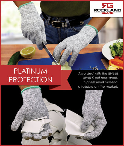 Rockland Guard stainless steel oyster knife offers durability and easy cleanup.