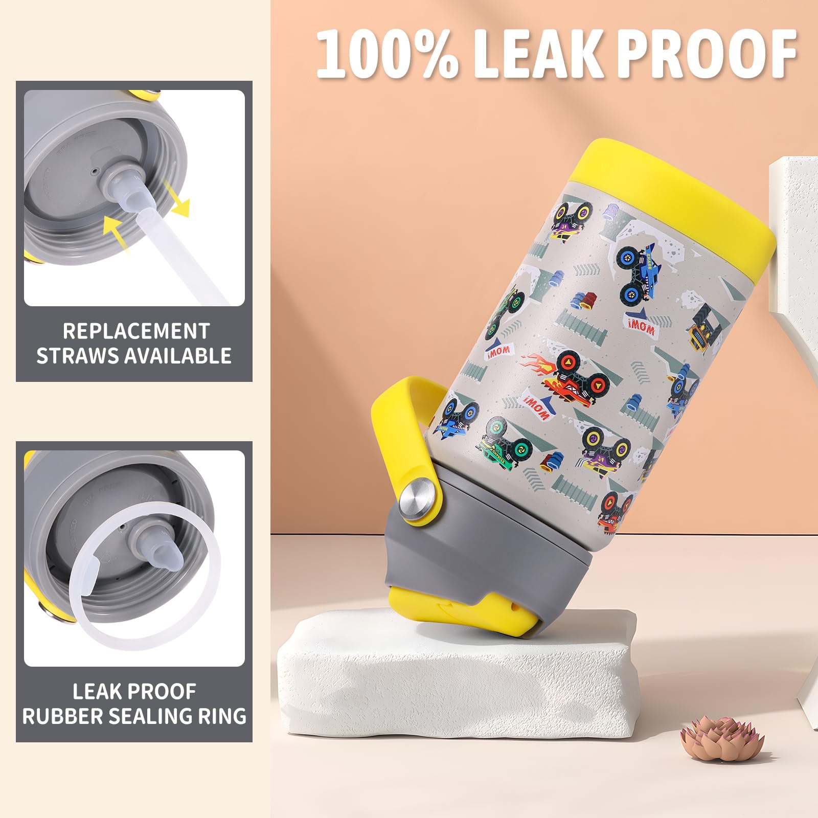 Rockpapa double-walled vacuum insulation preserves beverage temperature on the go