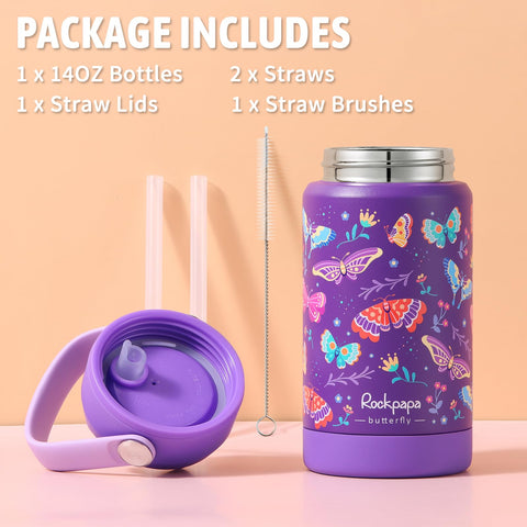 Rockpapa bottle includes a travel handle for easy carrying.