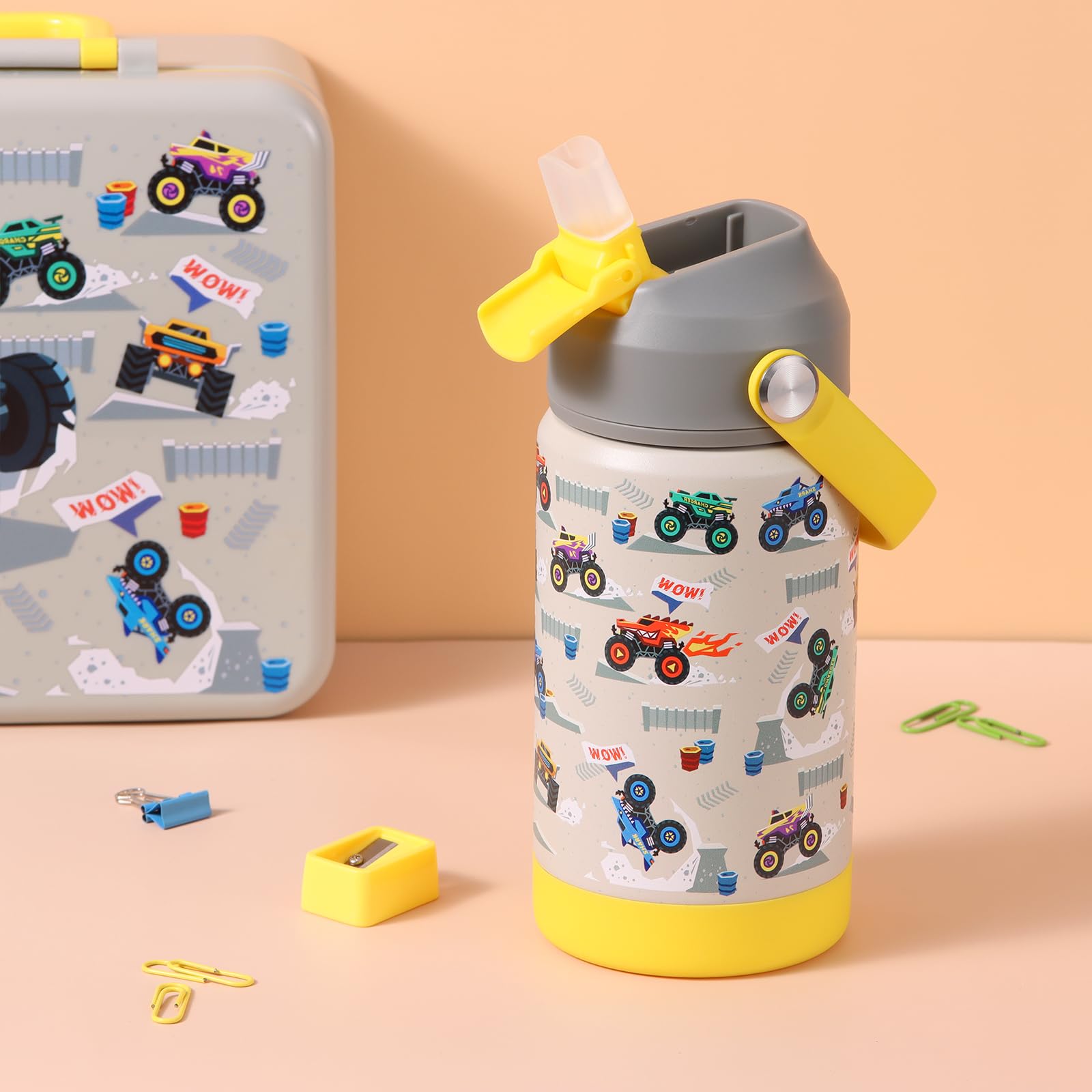 Rockpapa school-ready designs fit backpacks and lunches for kids