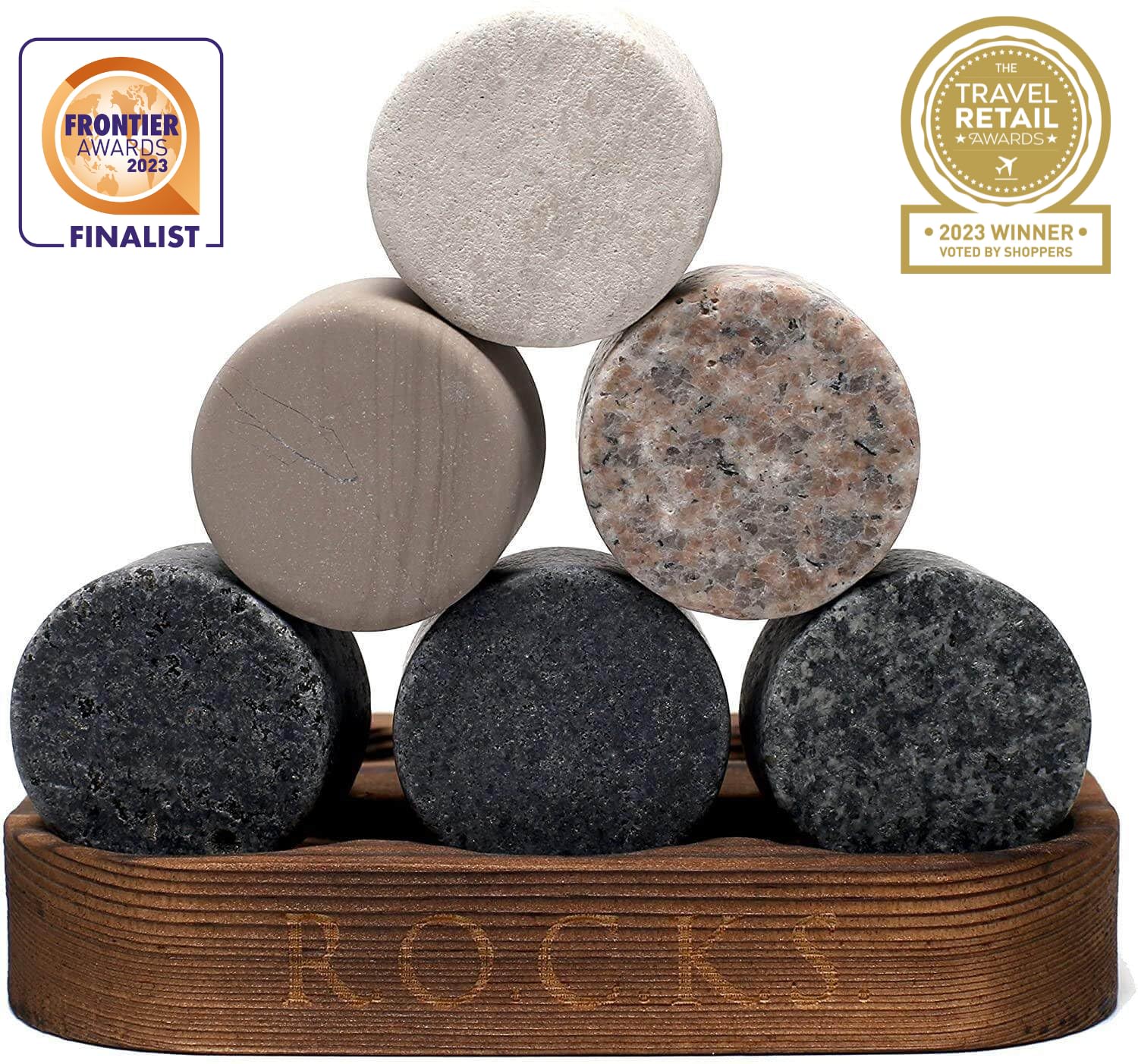 Rocks unique granite stones display distinct colors and patterns.