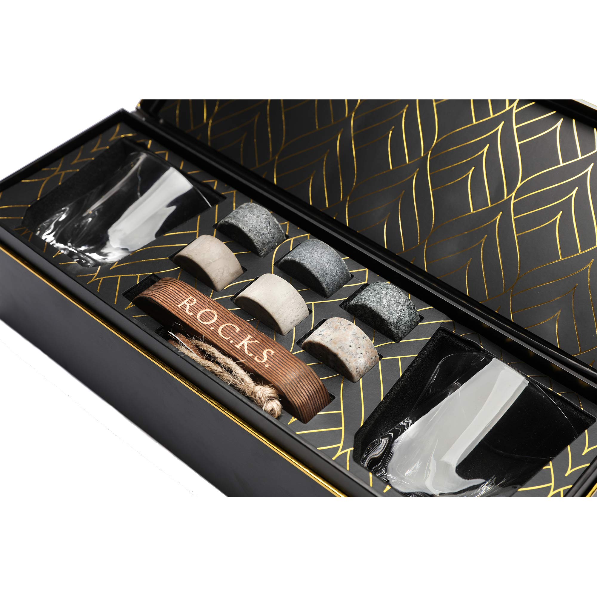 ROCKS whiskey glasses pair enhances aroma and tasting experience