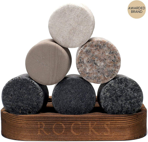 Rocks Whiskey packaging is eco-friendly and gift-ready for celebrations
