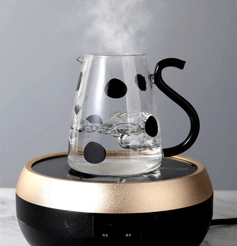 RockTrend nightstand water carafe keeps drinks ready.