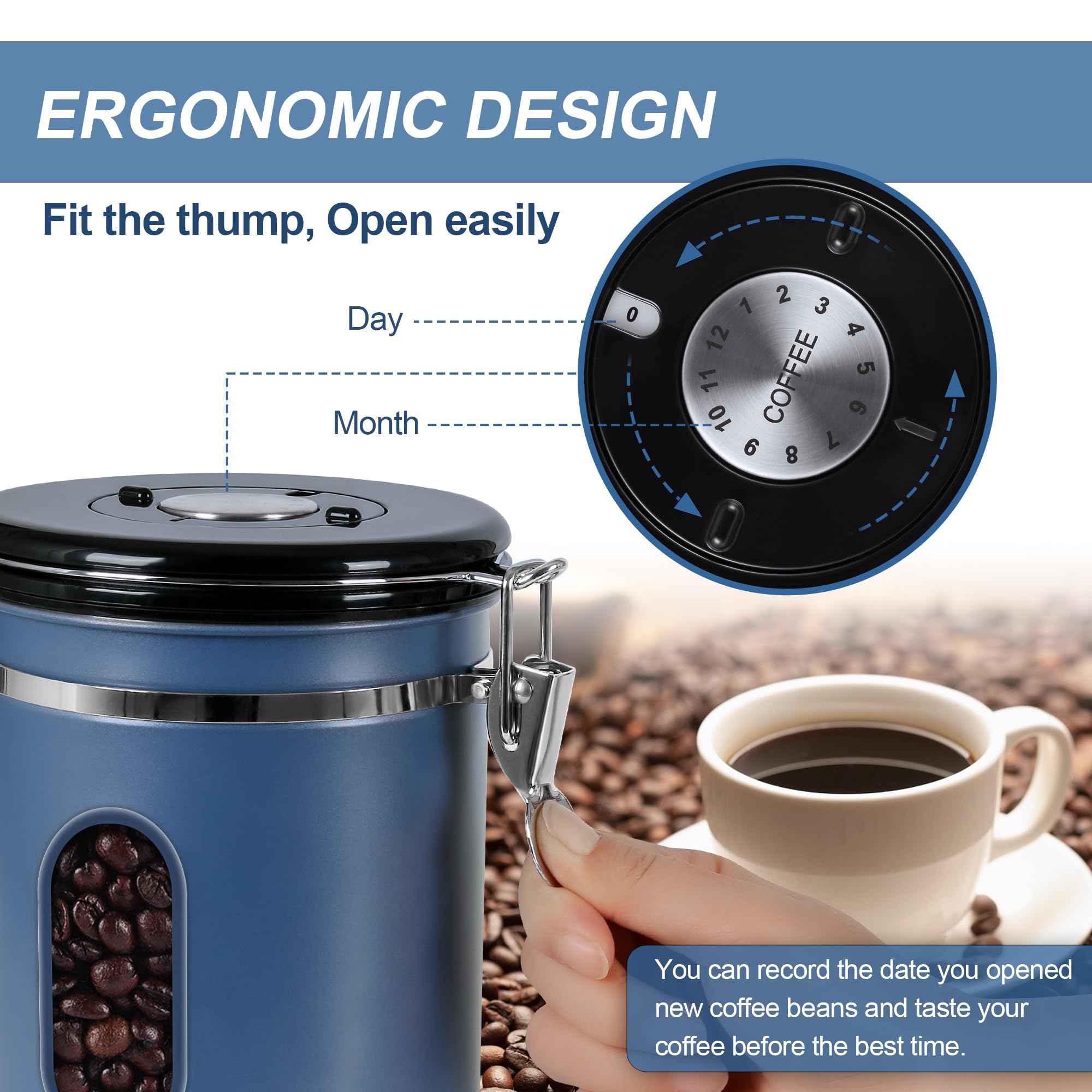 Rocky and Chao CO2 valve minimizes air exposure.