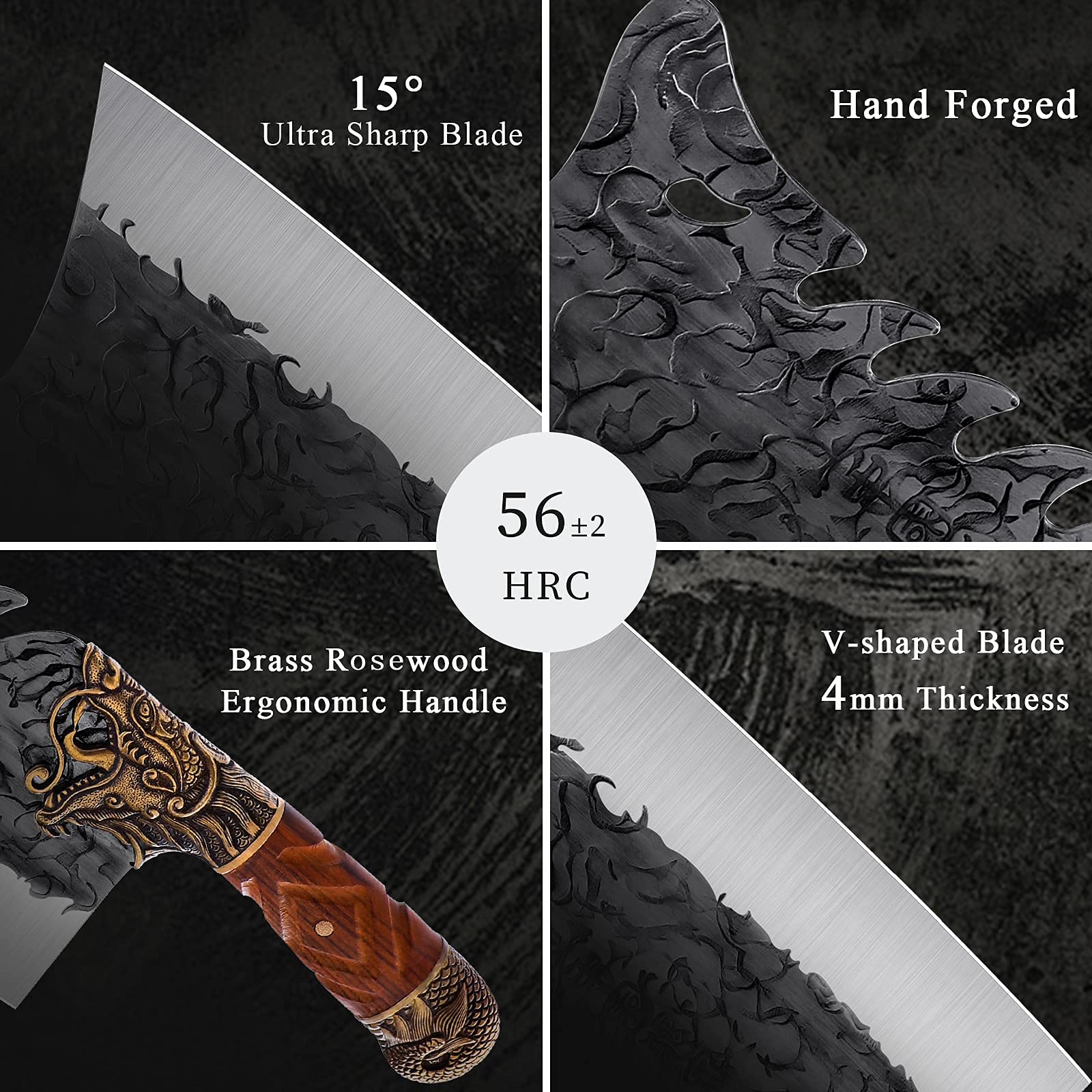 ROCOCO multipurpose tool for chopping, dicing, and bone work.