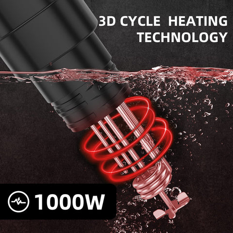 Rocyis digital touch screen for precise temperature control.