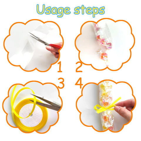 Rodudu Candy Lei Kit cutting poly tubing to create custom leis easily.