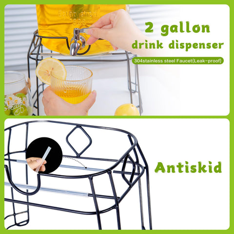 Roemey chalkboard sign included for drink labeling