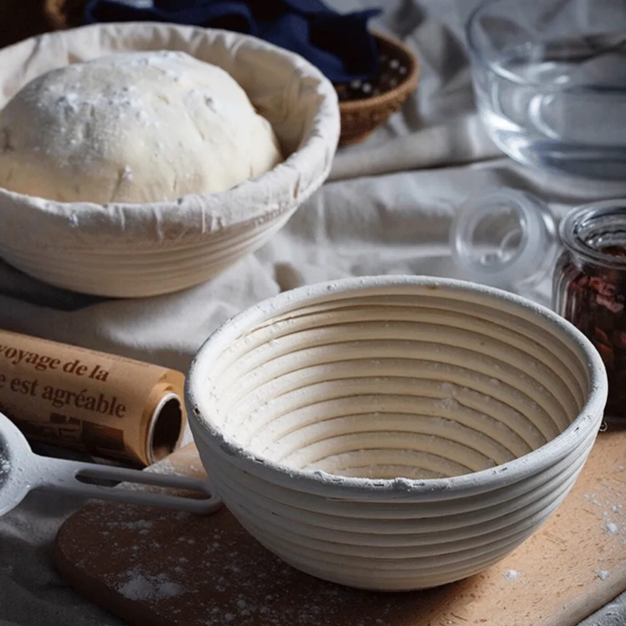 RoEsha stainless steel accessories complement durable bread making tools.