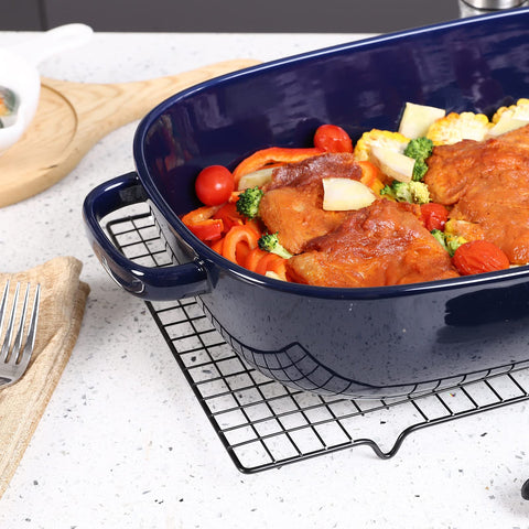 Roeveca lasagna-ready baking dish blue for layered dinners