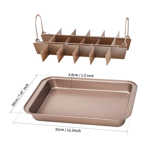 ROFROX rectangular baking pan suited for cakes, bread, and more