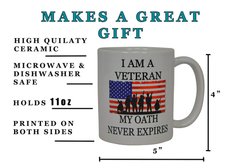 Rogue River Tactical 11oz mug with US flag, perfect for daily coffee