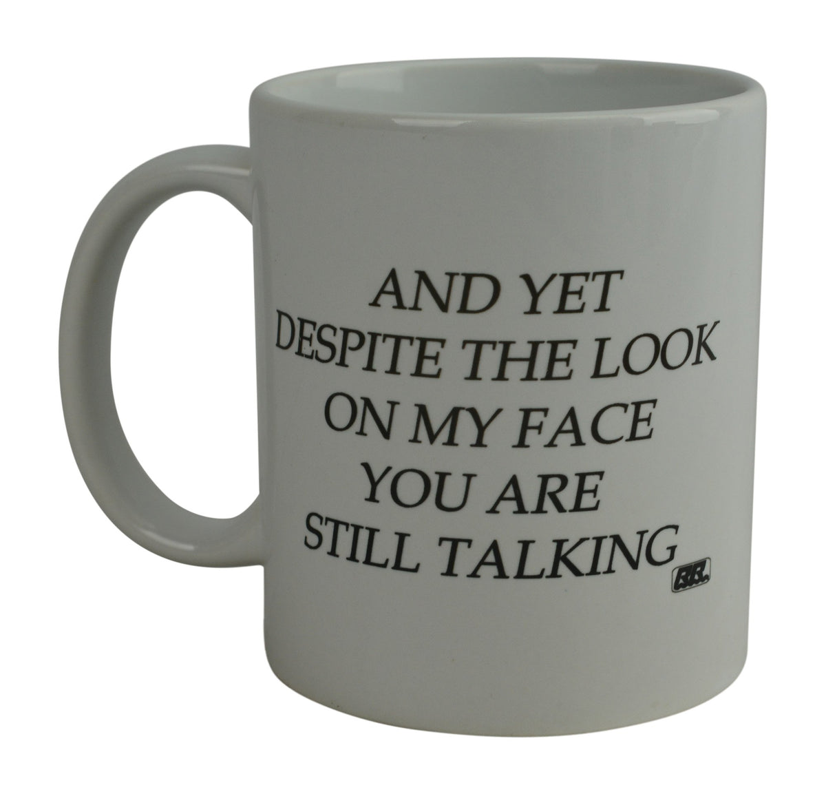 Rogue River Tactical funny mug - sturdy handle, ideal for daily coffee.