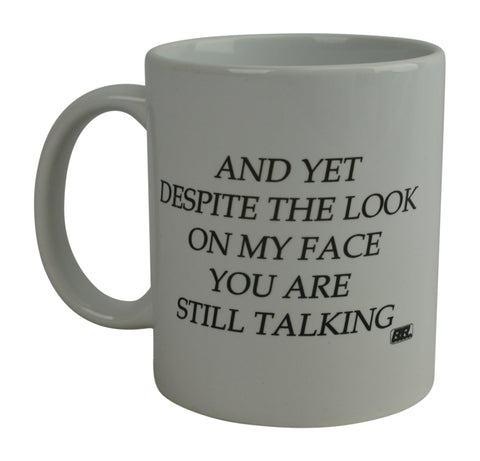 Rogue River Tactical funny mug - sturdy handle, ideal for daily coffee.