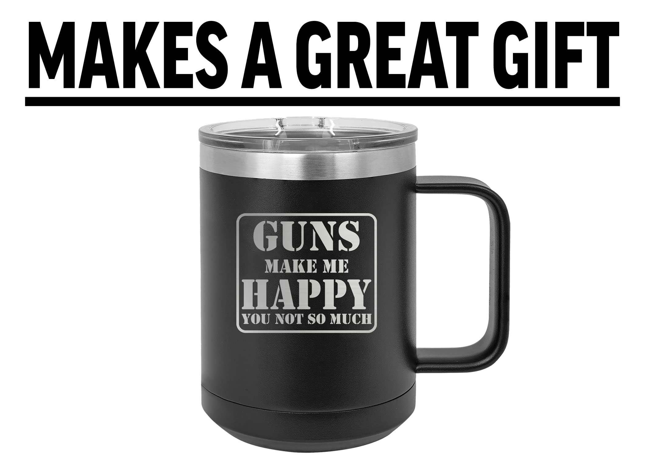 Rogue River Tactical novelty coffee mug with durable steel and lid for gifting
