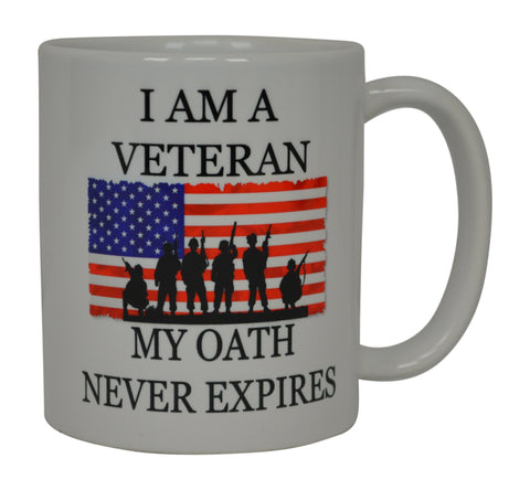 Rogue River Tactical veteran gift mug features the flag design, ideal for veteran gifts