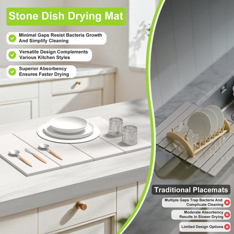 ROLENTIC diatomaceous-earth core provides rapid moisture absorption.
