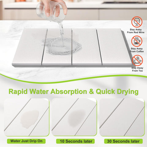 ROLENTIC foldable drying mat compact storage design saves counter space.