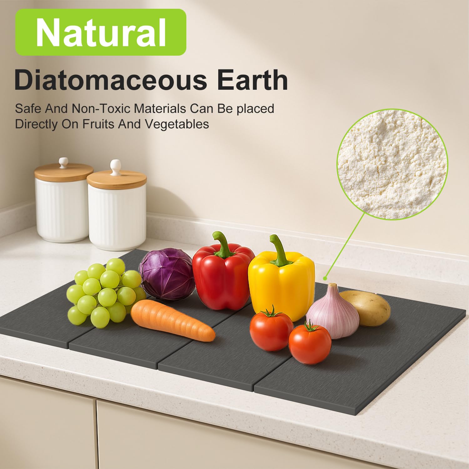 ROLENTIC versatile mat doubles as pet bowl mat and plant saucer.