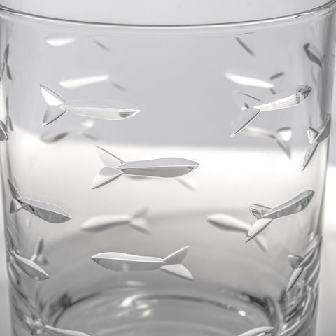 Rolf Glass School of Fish US-made craftsmanship and lead-free safety
