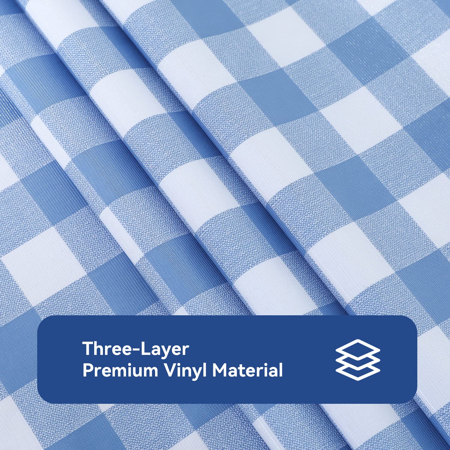 Romanstile tablecloth offers 9 size options to fit many tables.