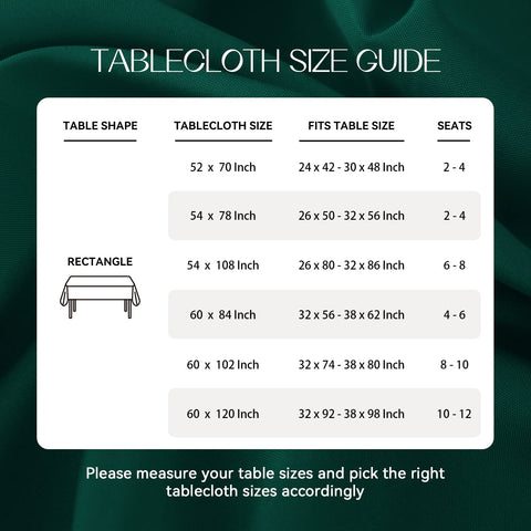 Romanstile Christmas rectangle tablecloth with hemmed edges for clean lines.