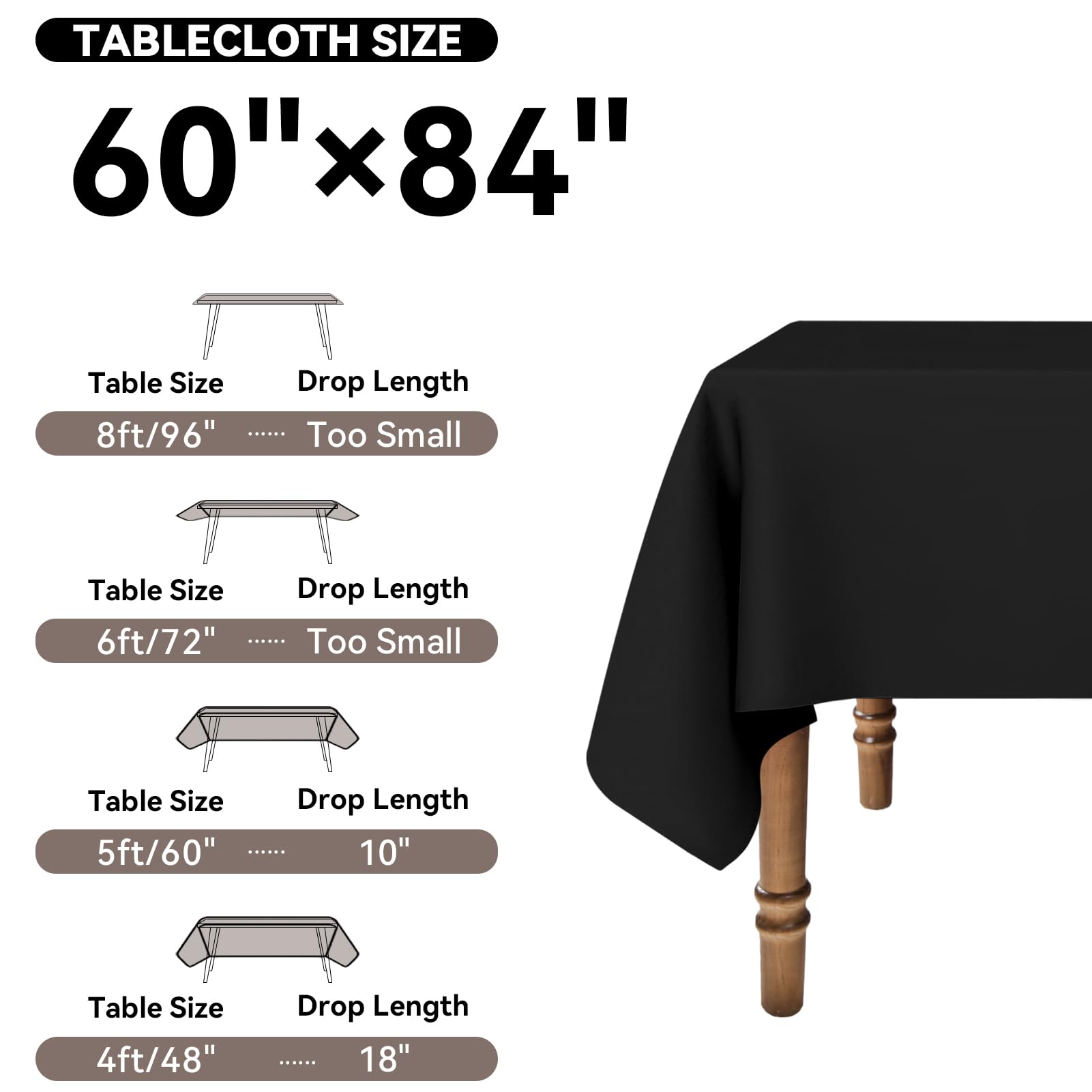 Romanstile machine-washable tablecloth for easy care after gatherings.