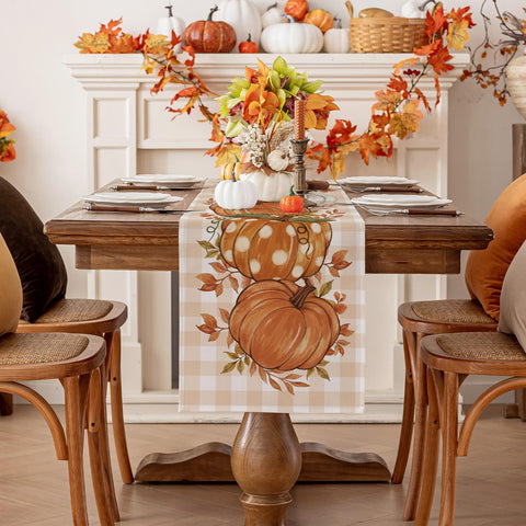 Romanstile easy care polyester runner for everyday use.