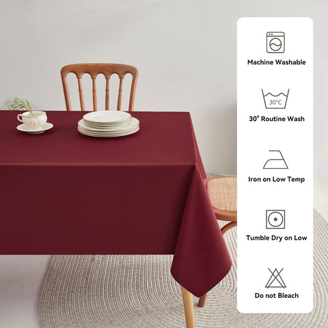 Romanstile 60x84 inch tablecloth fitting larger tables for versatile dining