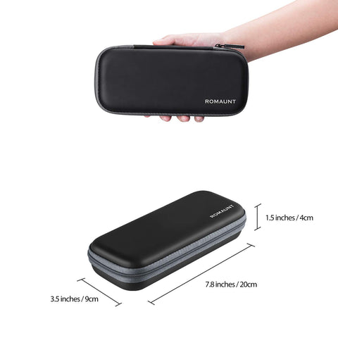 Scratch-resistant, waterproof surface shields the case during journeys.