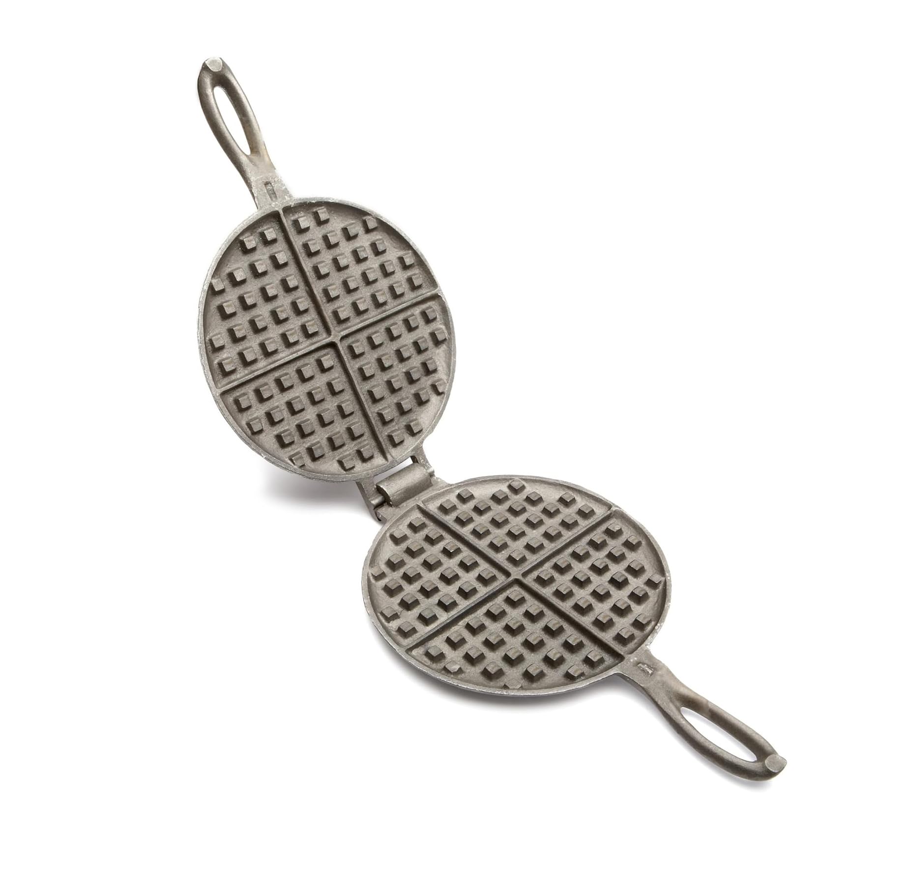 ROME 1100 round cast-iron waffle iron for even, classic waffles.