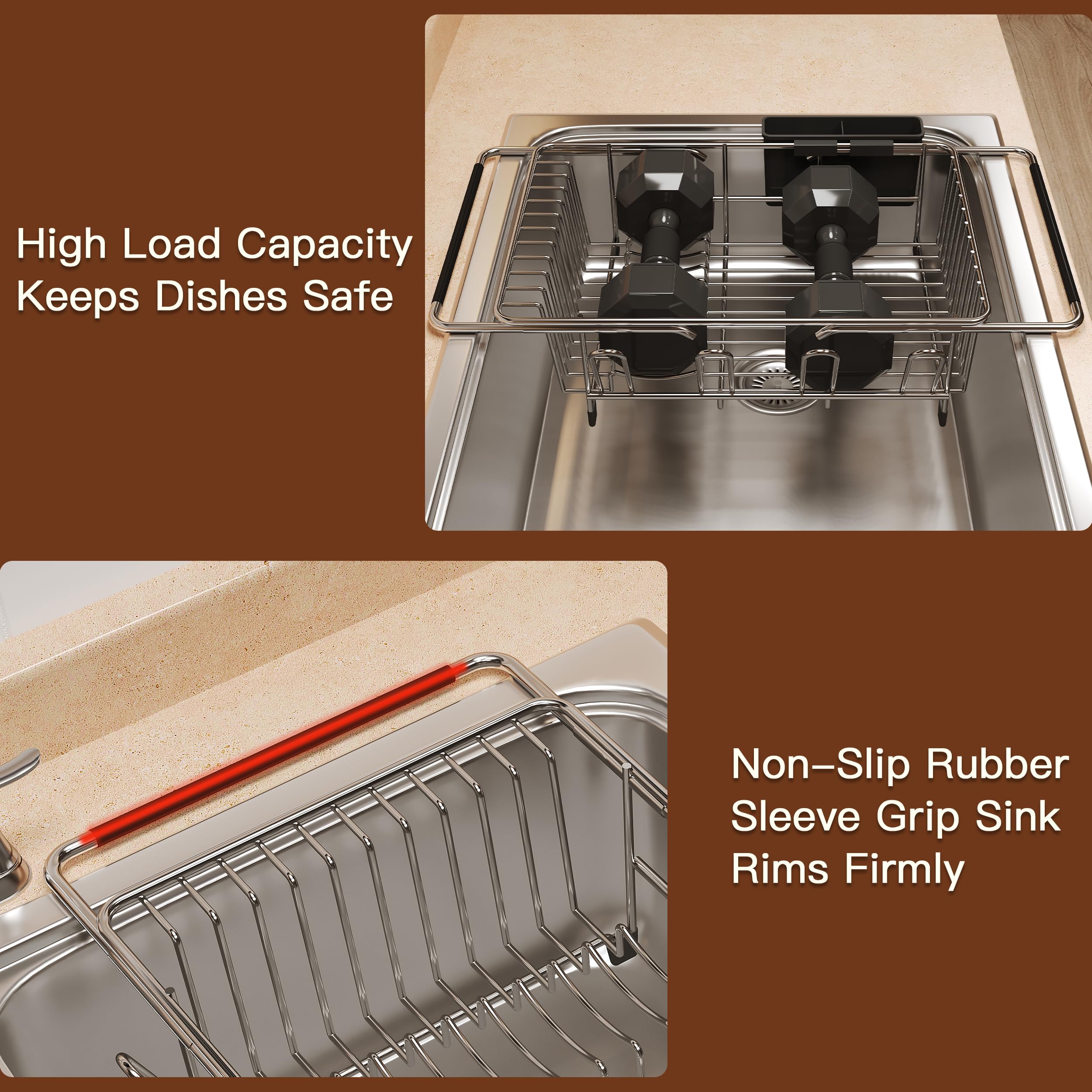 Romision easy-clean, top-down shot, smooth stainless steel resists residue.