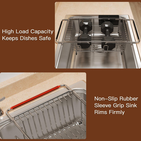 Romision easy-clean, top-down shot, smooth stainless steel resists residue.