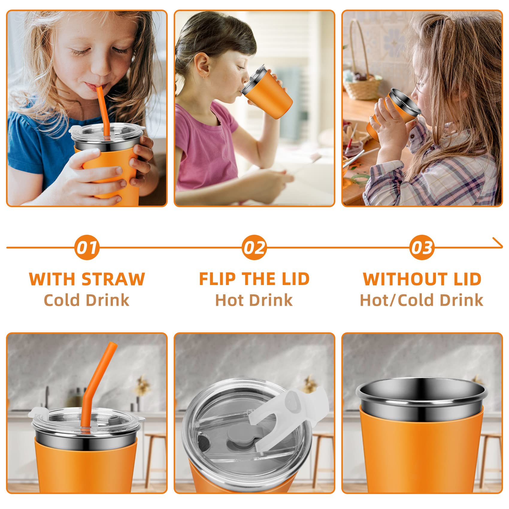Rommeka cups handle hot or cold drinks for versatile daily use.