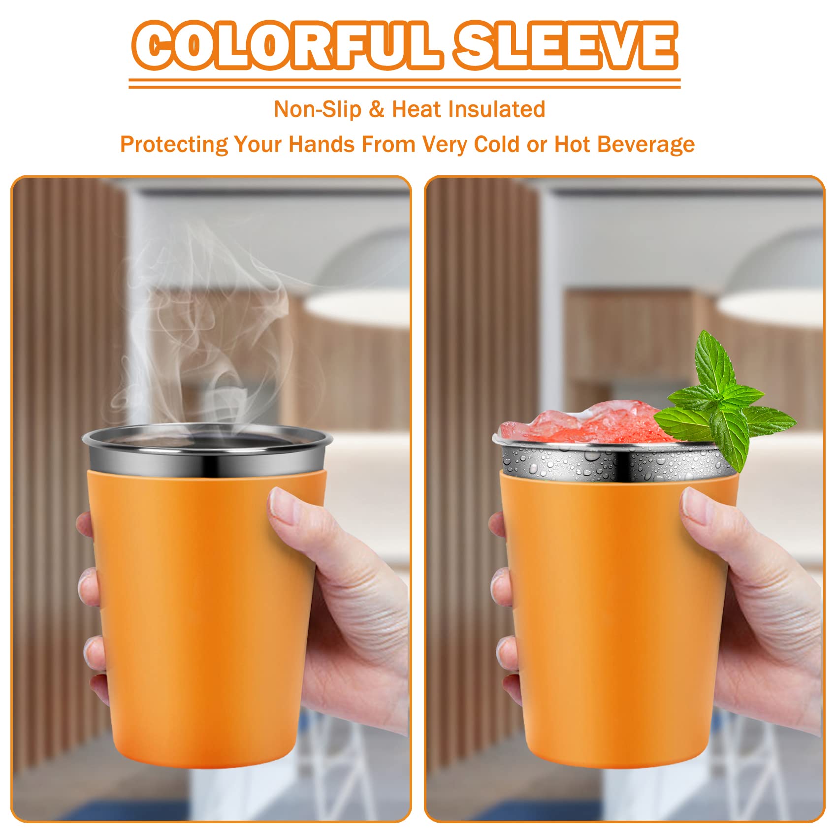 Rommeka spill-proof crystal lid seals liquids for mess-free sipping.